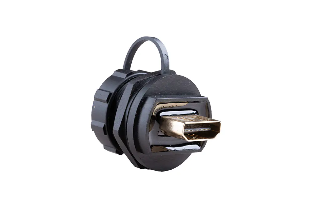 HDMI DUAL PORT FEMALE CONNECTOR DIA22.5MM